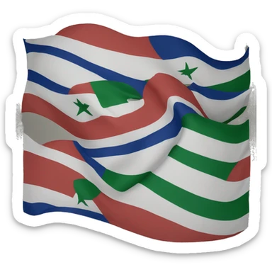 Kashmiri flag sticker