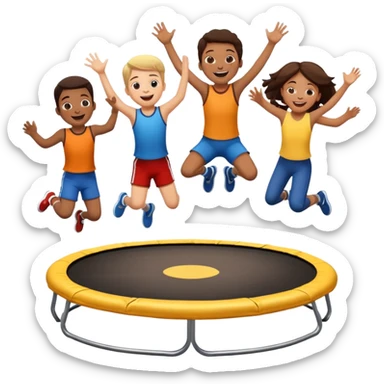 trampoline park sticker
