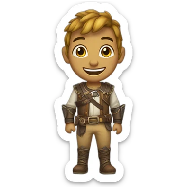 Arlequina, sorriso encantador sticker