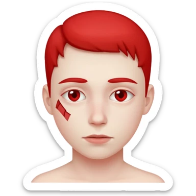 🧟‍♂️ but a young human with only the cuts sticker