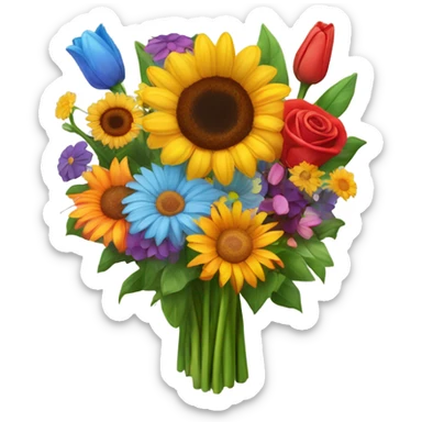 Flowers sticker