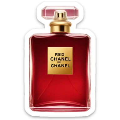 Red chanel parfum  sticker