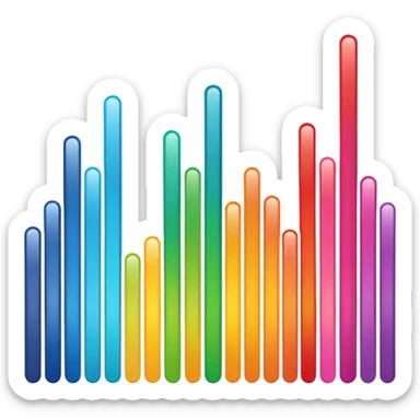 audio spectrum, the spectrum is black sticker