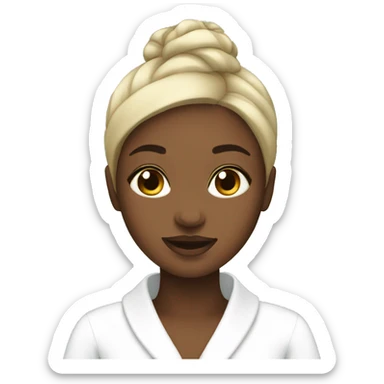 Girl spa day  sticker