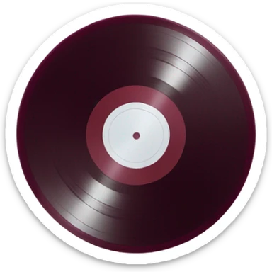 burgundy 💿 sticker