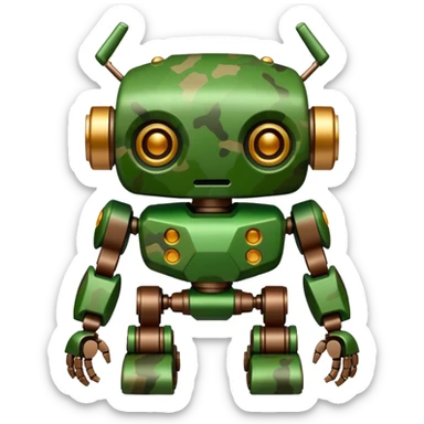 camouflage bot sticker