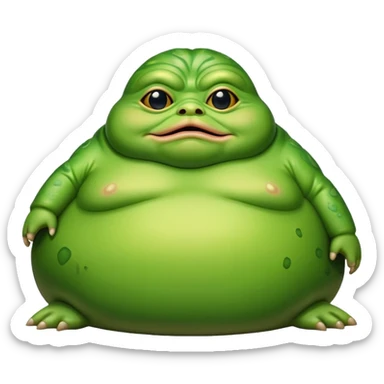 Jabba The Hutt sticker