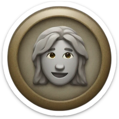 a button for Biblical visual art sticker