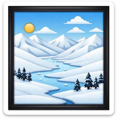 neve stagione sticker