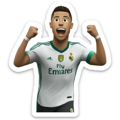 ronaldo celebrate sticker