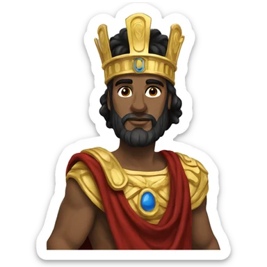 Greek King sticker