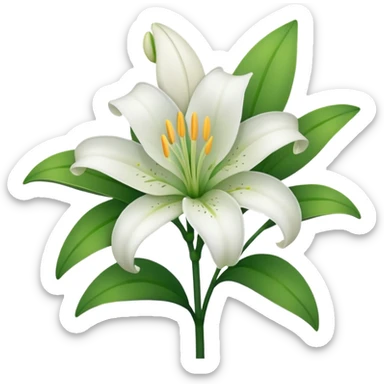 Lily emoji copy  sticker