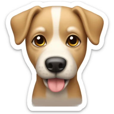 Un perro beige pequeño sticker