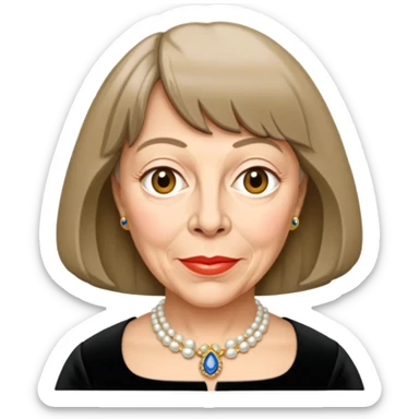Frances de la Tour is madame maxime in harry potter sticker