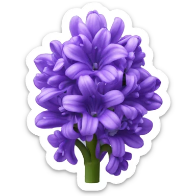 Purple Hyacinth sticker