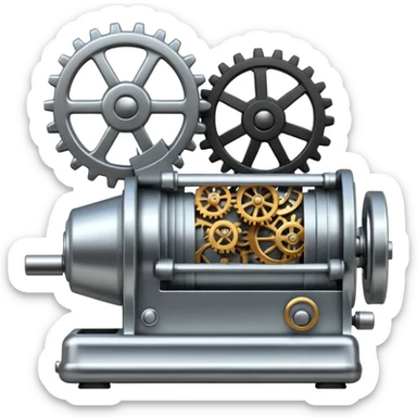 whisker machine  sticker