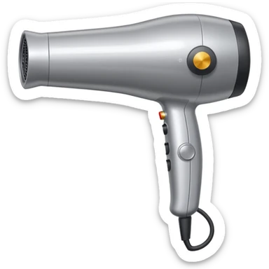 hair dryer sticker