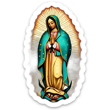 Our lady of Guadalupe  sticker