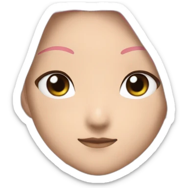 Sakura haruno avec yeux verts sticker