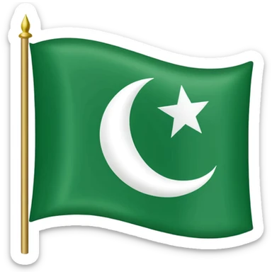 Kashmiri flag sticker