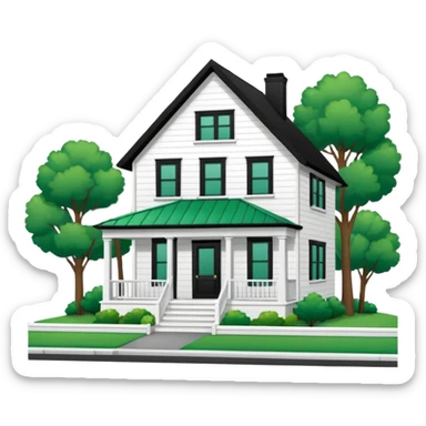 4d house w for sale sign sticker