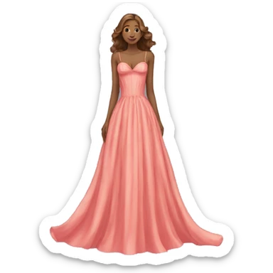 floor-length dress sticker