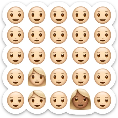 beige sunday self care emojis sticker