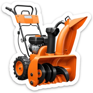 Snow Blower sticker