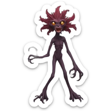Demogorgon strande sticker