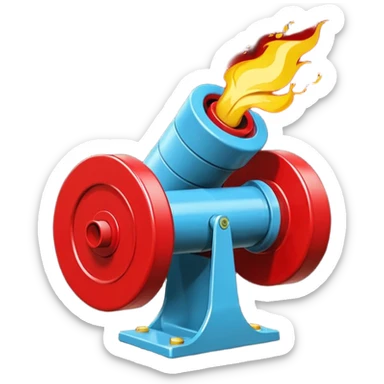 Bomba explosiva de dinamite ilustrada com seis dinamites vermelhas presas por fitas pretas. Possui um cronômetro digital central marcando "00:00:03" e fios coloridos em espiral saindo das extremidades. sticker