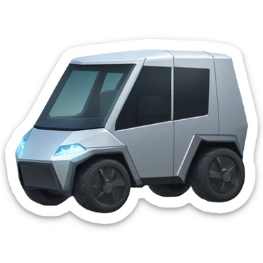 Elon musks Tesla Cyber Truck  sticker