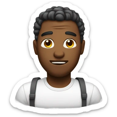 guy with hands crossed and sassy sticker