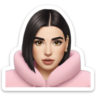 dua lipa with dababy sticker