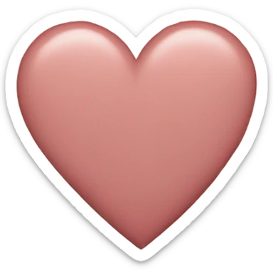 Preppy faded heart sticker