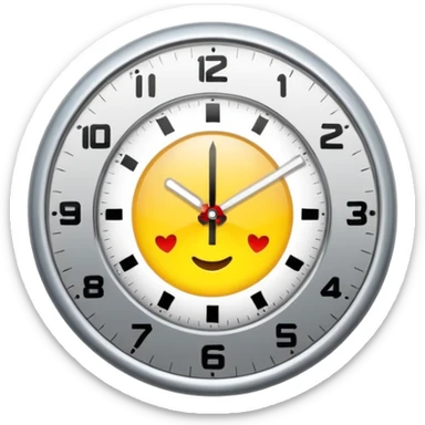 un reloj de luz sticker