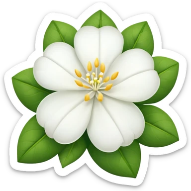 Quiero un emoji que sea una biznaga la flor careacterictica que se llena de jazmín  sticker