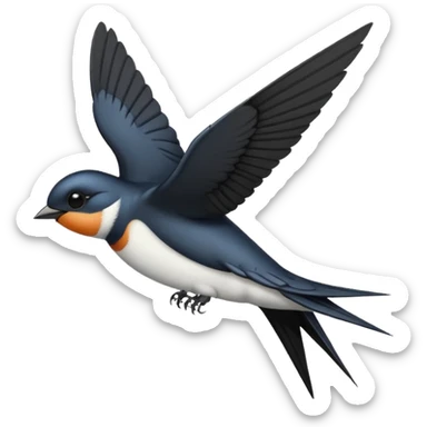 Swallow sticker