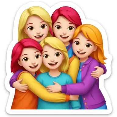 Besties sticker