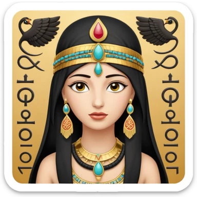 Isis from Egyptian Gods sticker