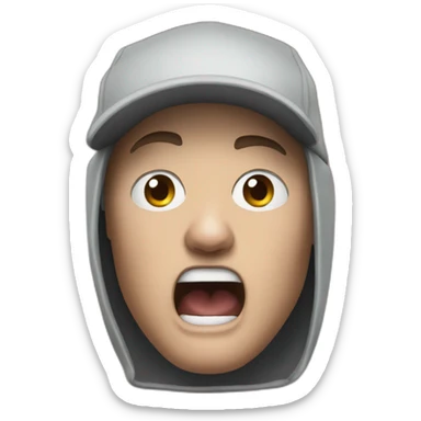 Angry Eminem sticker