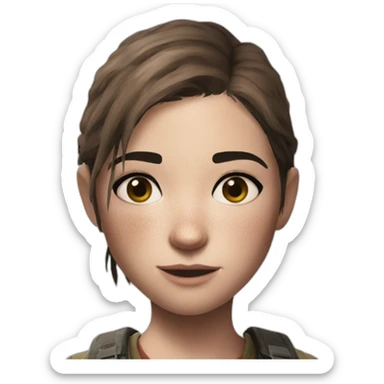 The last of us Ellie sticker