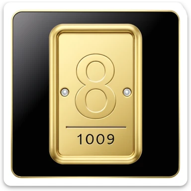 hotel room door number sticker