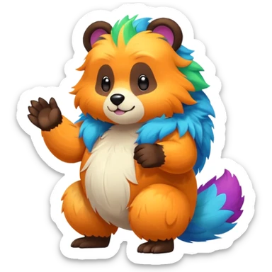  Fey Toony Skwovet-Ursaring-fusion-hybrid sticker