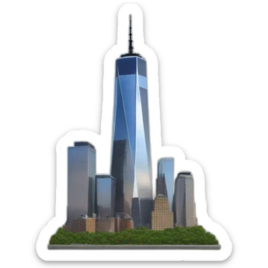 one world trade center sticker