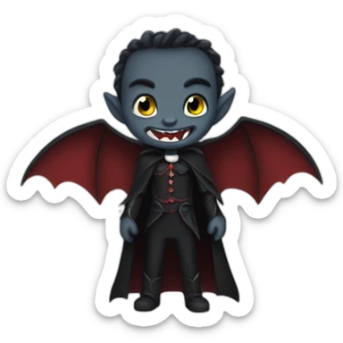 toothless vampire sticker