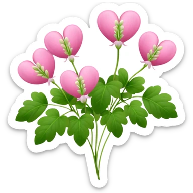 Dicentra spectabilis sticker