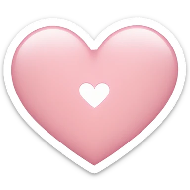 Light Pink Heart sticker
