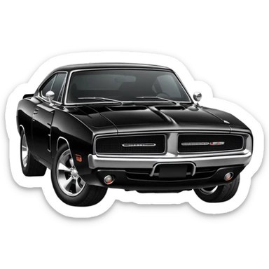 faz o dodge charge dos Velozes & Furiozos pra min? sticker