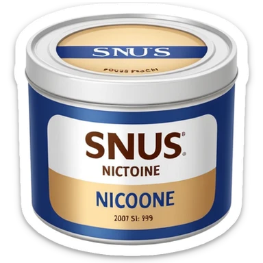 Snus nicotine pounches sticker