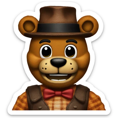 Freddy Fazbear sticker